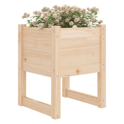 Fioriere 2 pz 40x40x52,5 cm in Legno Massello di Pino - homemem39