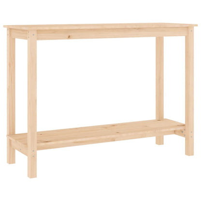 Tavolo Consolle 110x40x80 cm in Legno Massello di Pino - homemem39