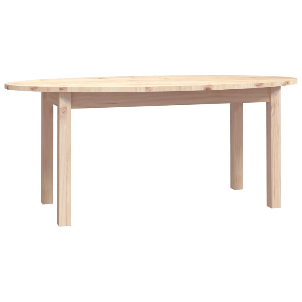 Tavolino da Salotto 110x55x45 cm Legno Massello di Pino - homemem39