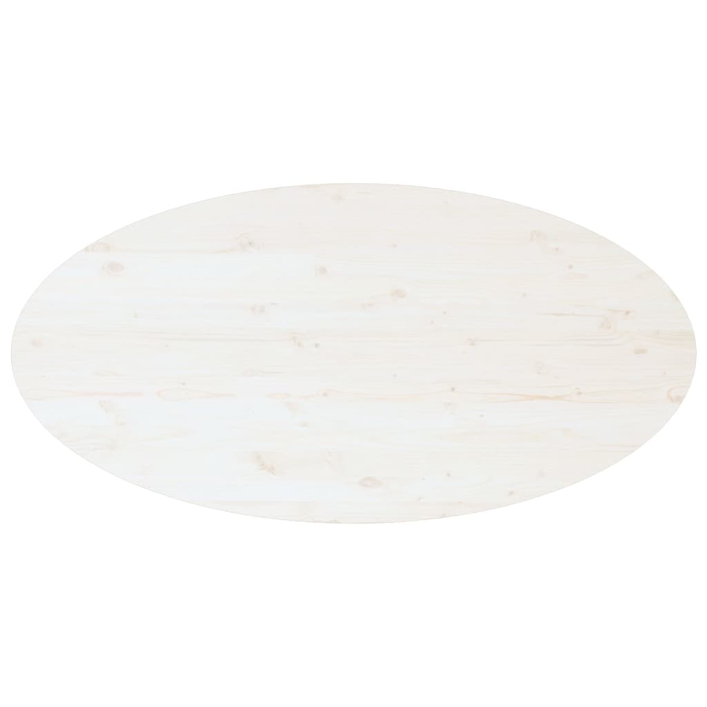 Tavolino da Salotto Bianco 110x55x45 cm Legno Massello di Pino - homemem39