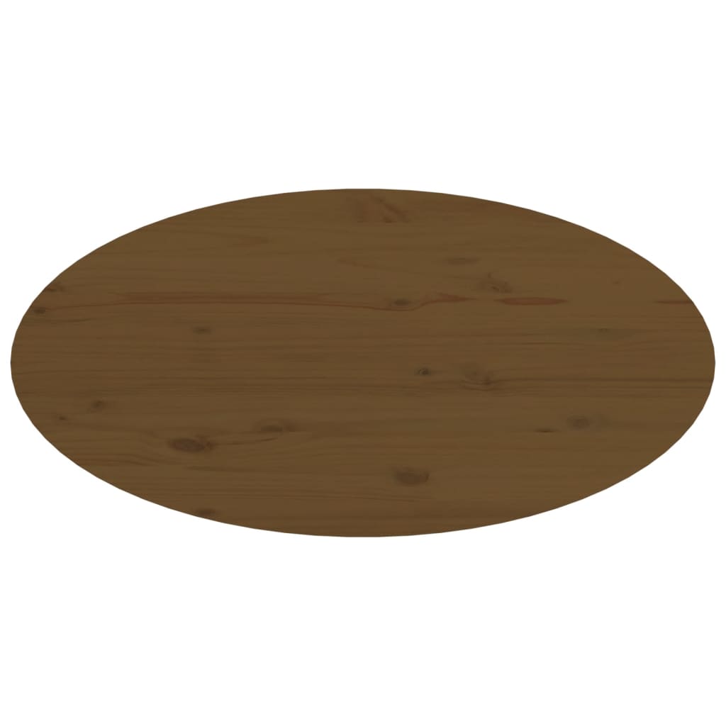 Tavolino da Salotto Miele 80x40x35 cm in Legno Massello di Pino - homemem39