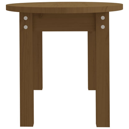 Tavolino da Salotto Miele 80x40x35 cm in Legno Massello di Pino - homemem39