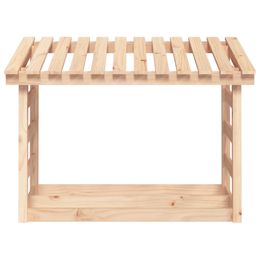 Portalegna 108x64,5x78 cm in Legno Massello di Pino - homemem39