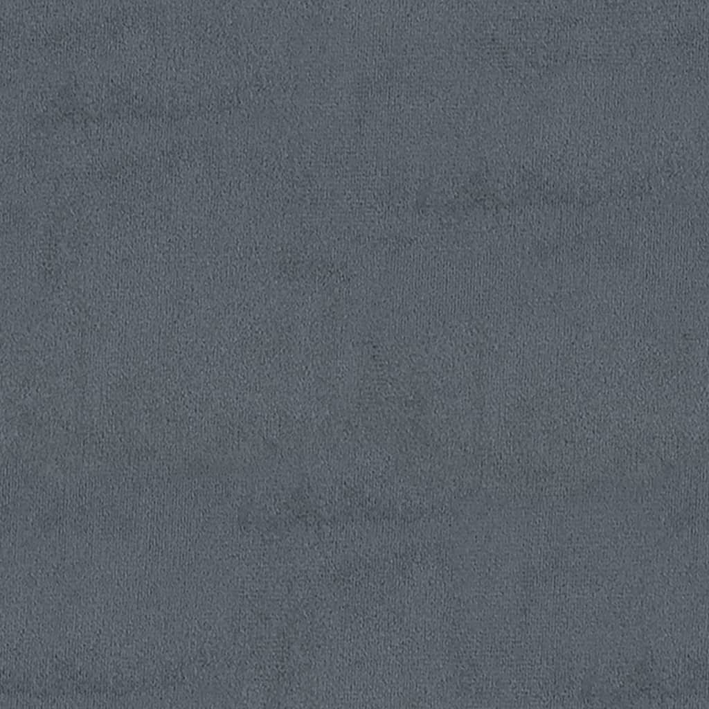 Panca Grigio Scuro 110x40x70 cm in Velluto - homemem39