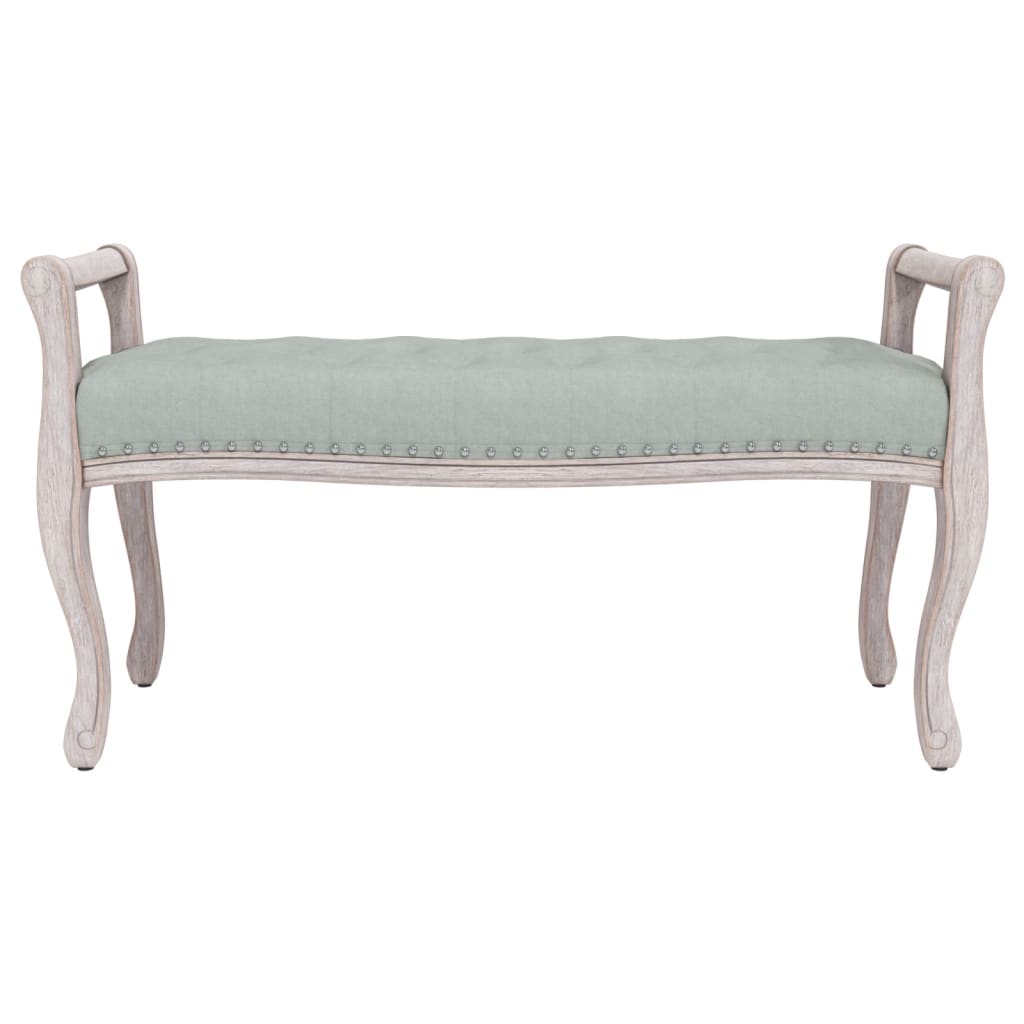 Panca Grigio Chiaro 110x45x60 cm in Velluto - homemem39