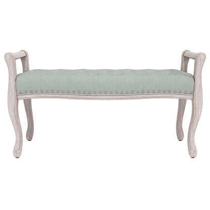 Panca Grigio Chiaro 110x45x60 cm in Velluto - homemem39