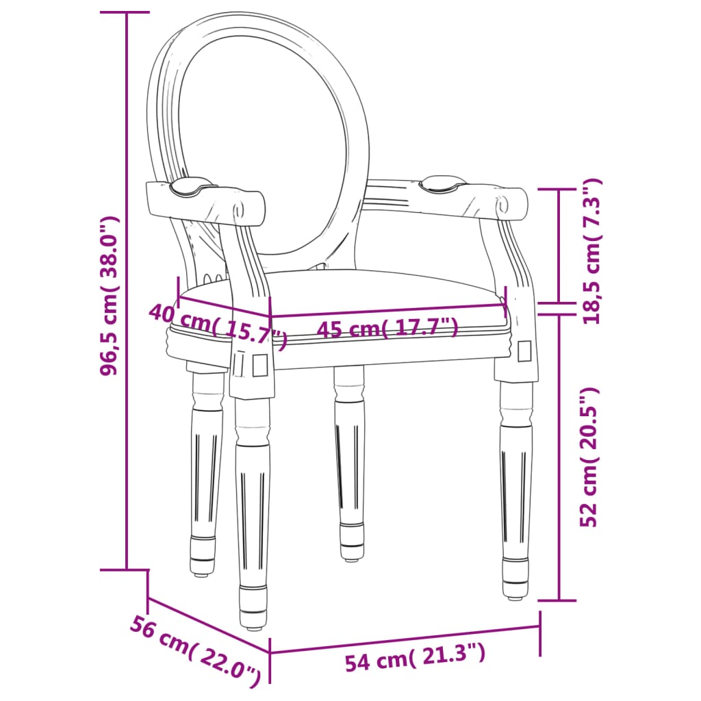 Sedia da Pranzo Grigio Scuro 54x56x96,5 cm Velluto - homemem39