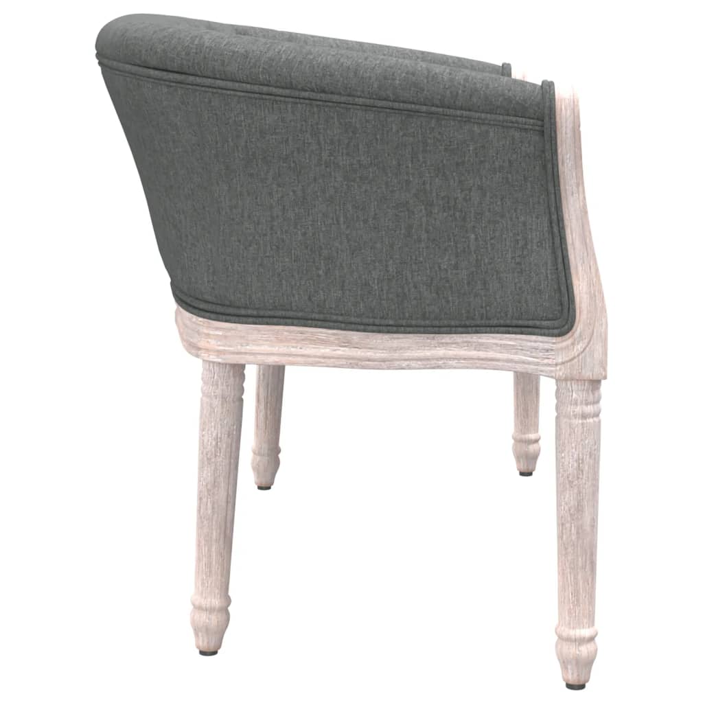 Panca Grigio Scuro 98x56x69 cm in Tessuto - homemem39