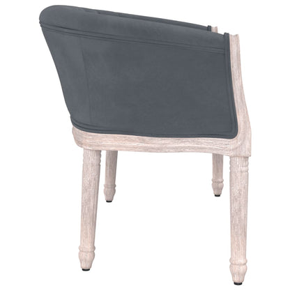 Panca Grigio Scuro 98x56x69 cm in Velluto - homemem39