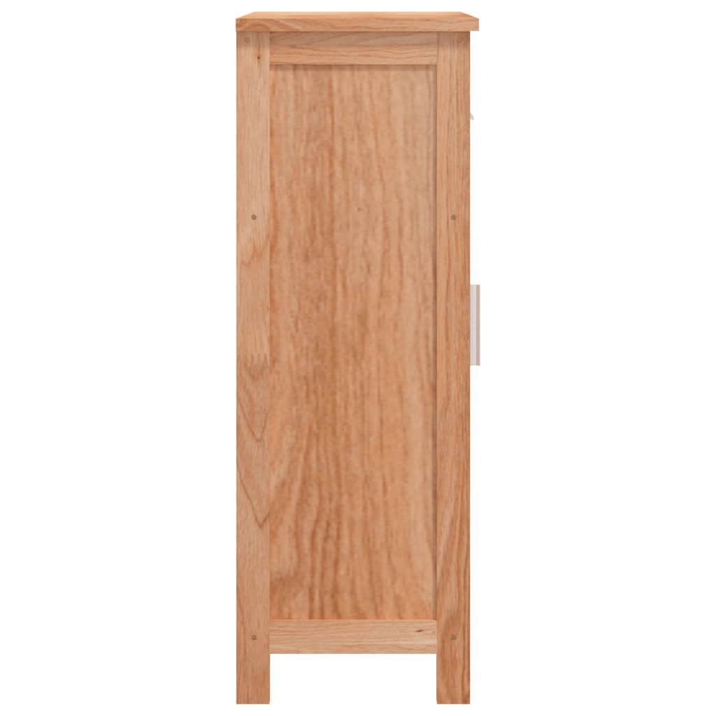 Armadietto da Bagno 42x29x82 cm in Legno Massello di Noce - homemem39