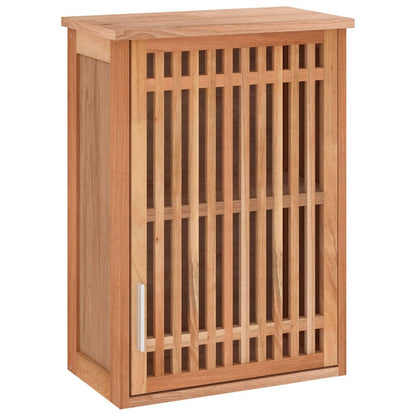 Armadietto da Bagno a Parete 42x23x60 cm Legno Massello di Noce - homemem39