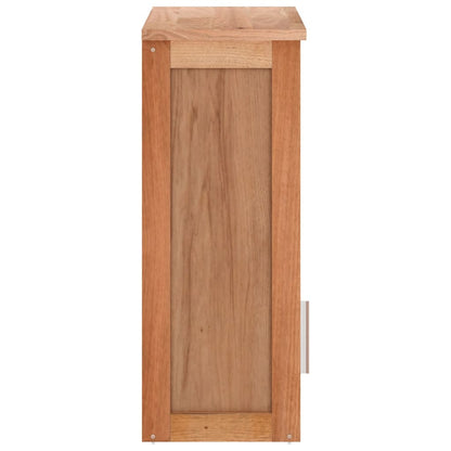 Armadietto da Bagno a Parete 42x23x60 cm Legno Massello di Noce - homemem39