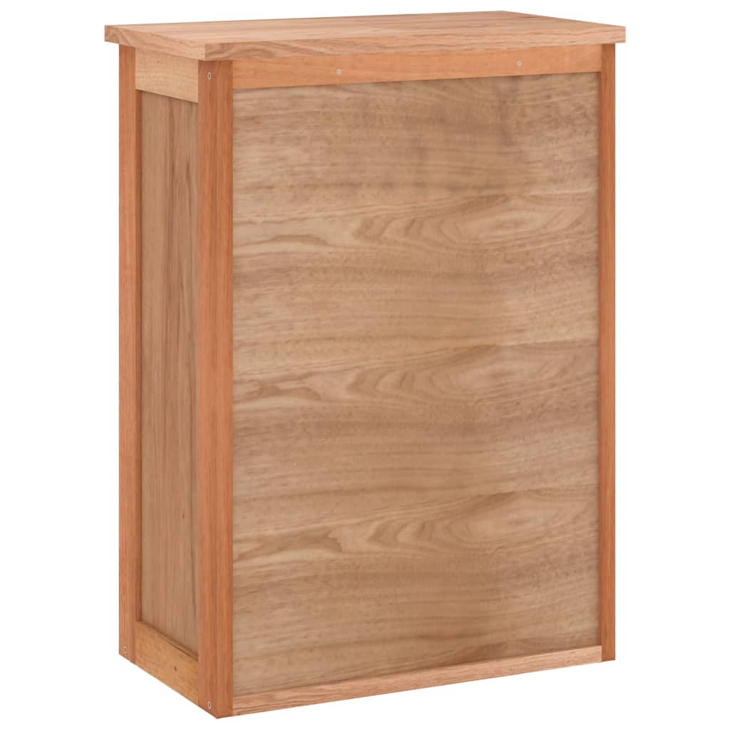 Armadietto da Bagno a Parete 42x23x60 cm Legno Massello di Noce - homemem39