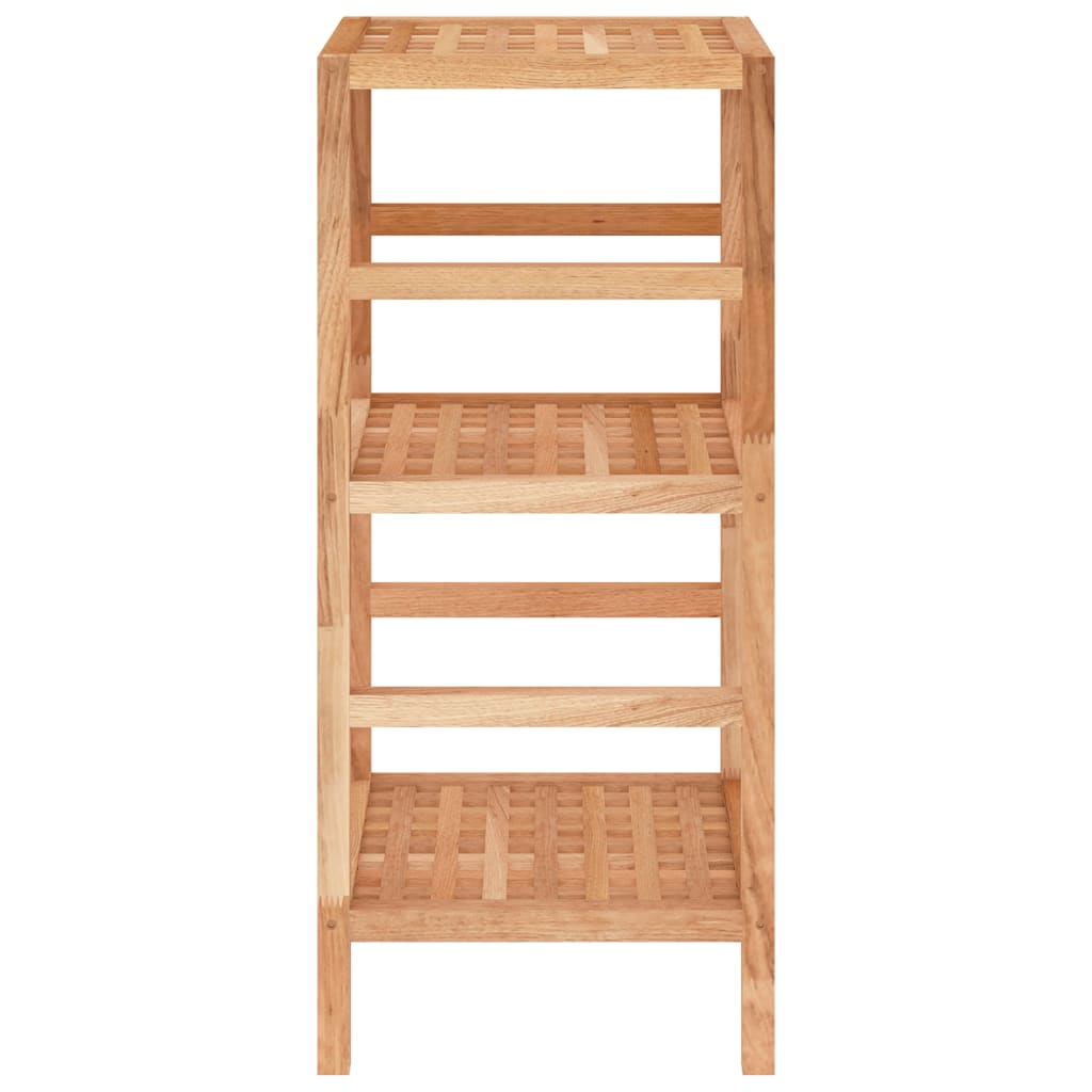 Scaffale da Bagno 35,5x35,5x79 cm in Legno Massello di Noce - homemem39