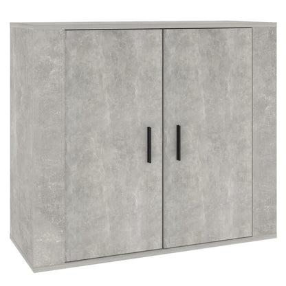 Credenza Grigio Cemento 80x33x70 cm in Legno Multistrato - homemem39