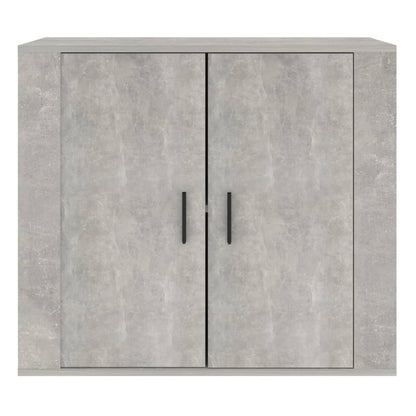 Credenza Grigio Cemento 80x33x70 cm in Legno Multistrato - homemem39