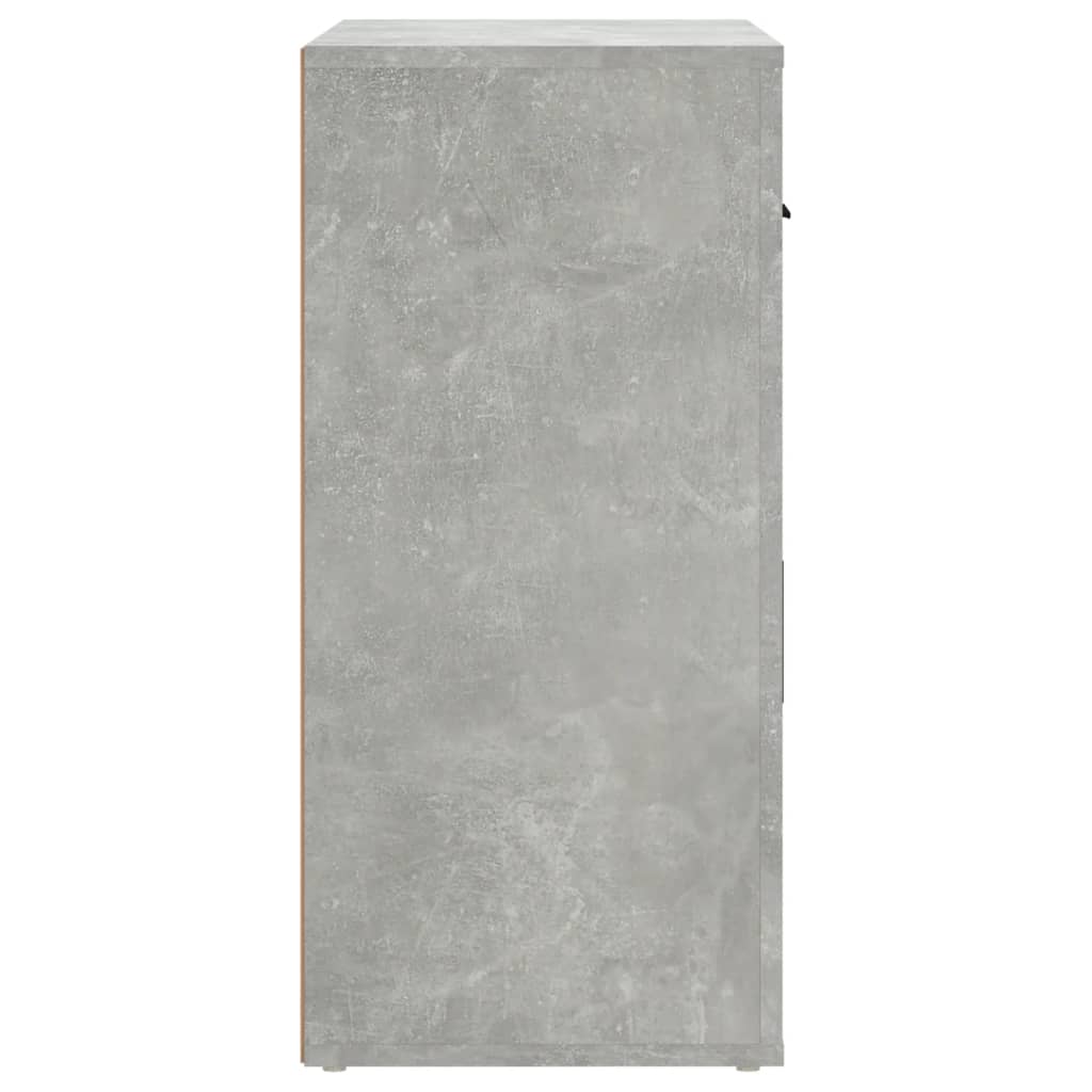 Credenza Grigio Cemento 80x33x70 cm in Legno Multistrato - homemem39