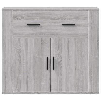 Credenza Grigio Sonoma 80x33x70 cm in Legno Multistrato - homemem39