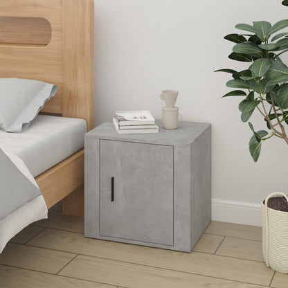 Comodini 2 pz Grigio Cemento 50x39x47 cm - homemem39