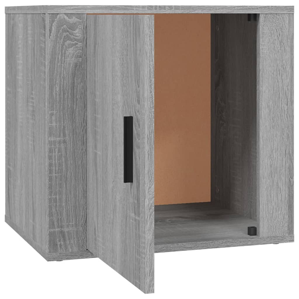 Comodino 2 pz Grigio Sonoma 50x39x47 cm - homemem39