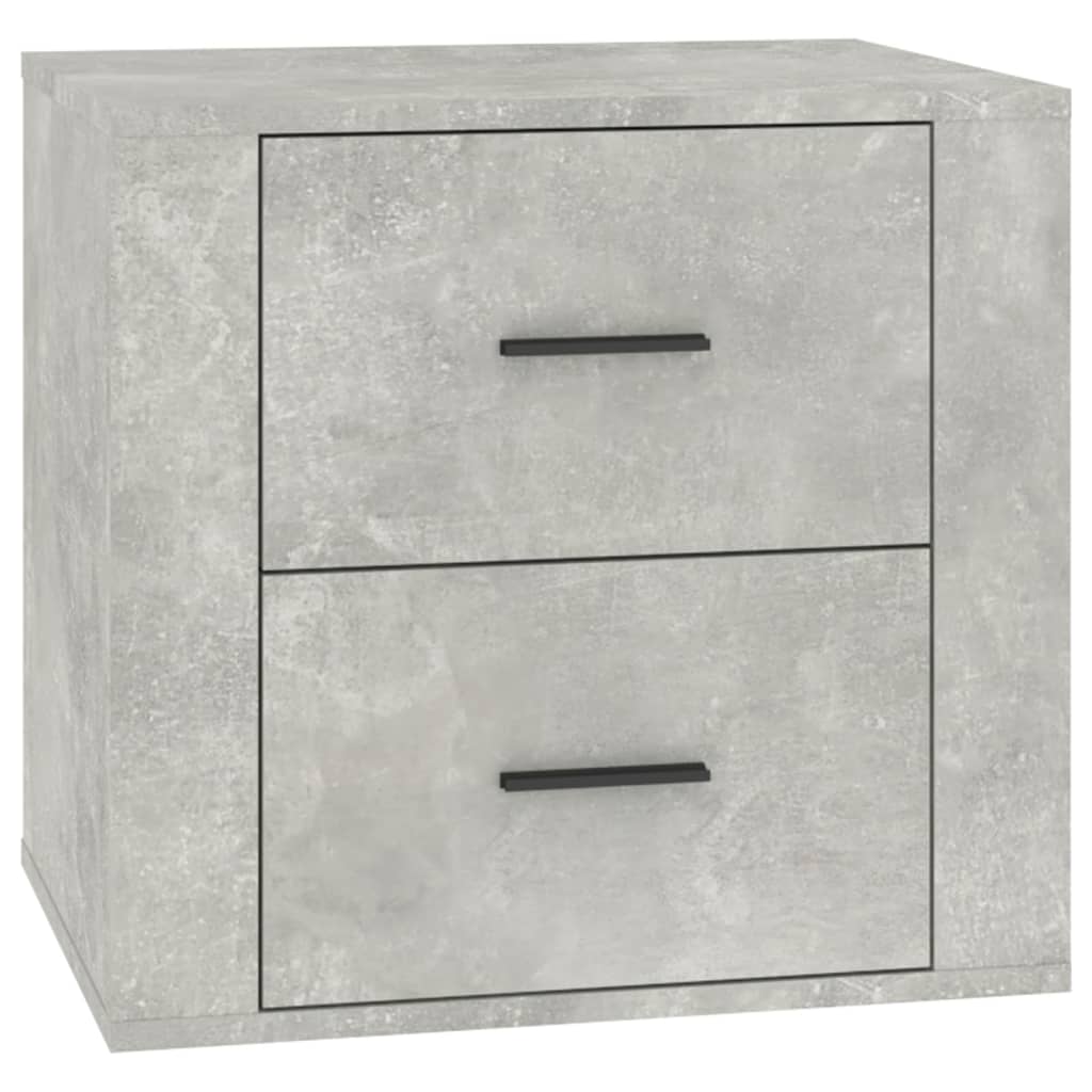 Comodino Grigio Cemento 50x39x47 cm - homemem39