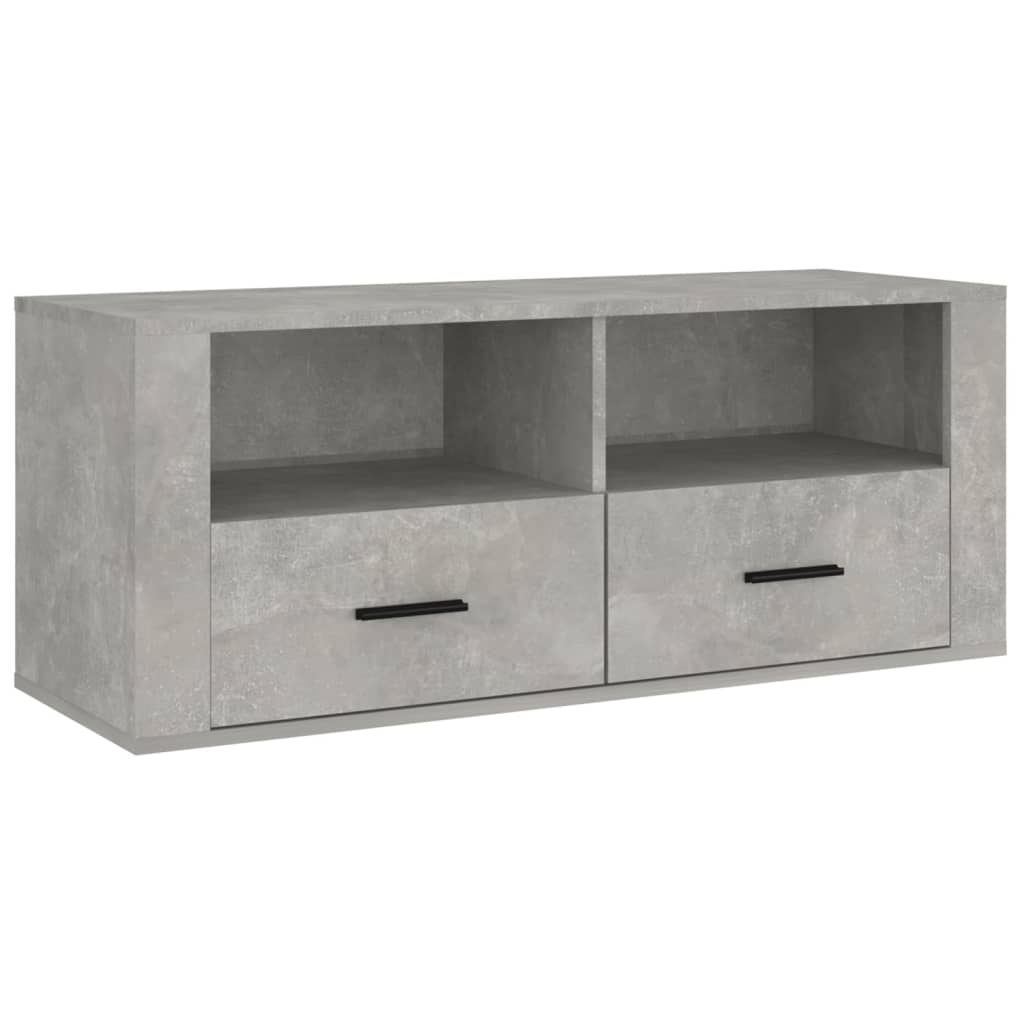 Mobile per TV Grigio Cemento 100x35x40 cm Legno Multistrato - homemem39