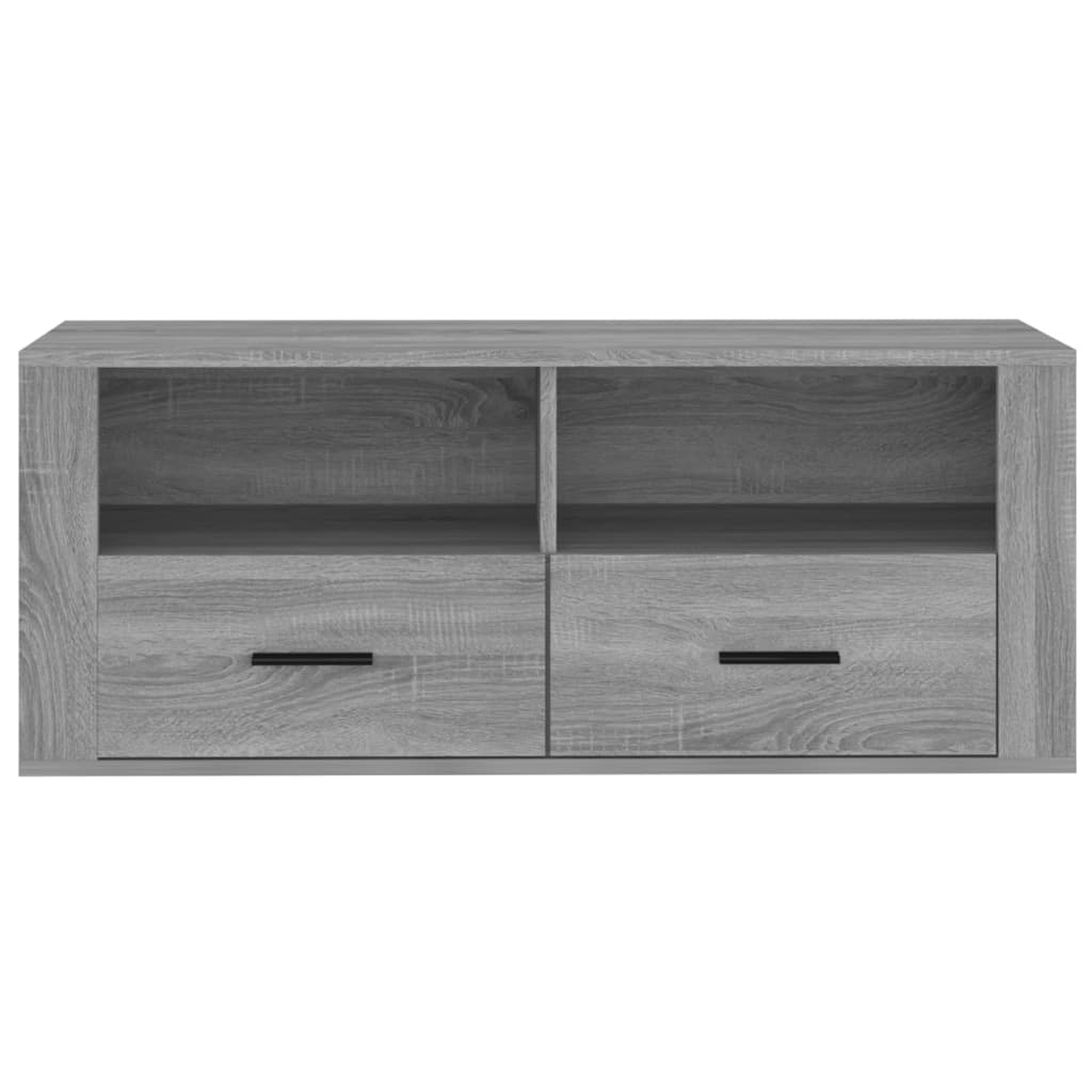 Mobile TV Grigio Sonoma 100x35x40 cm in Legno Multistrato - homemem39