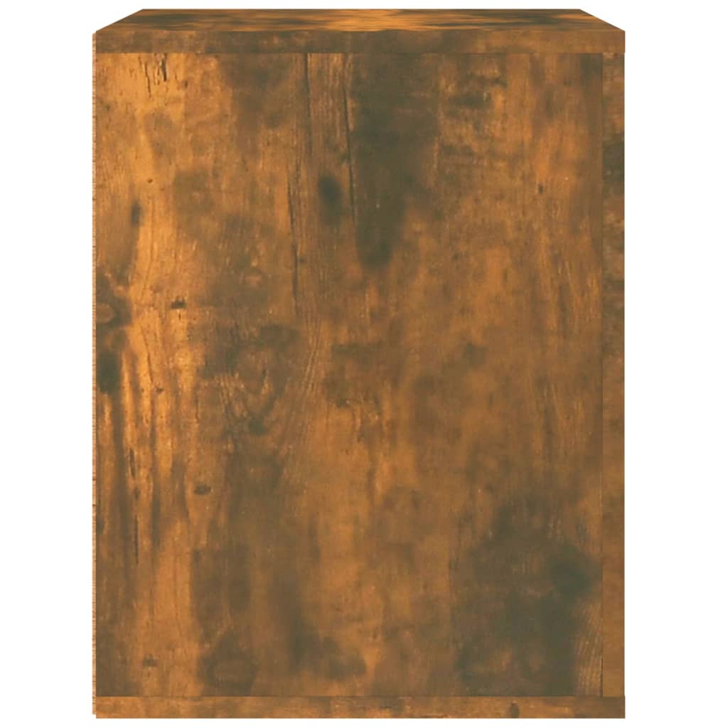 Comodino a Muro Rovere Fumo 50x36x47 cm - homemem39