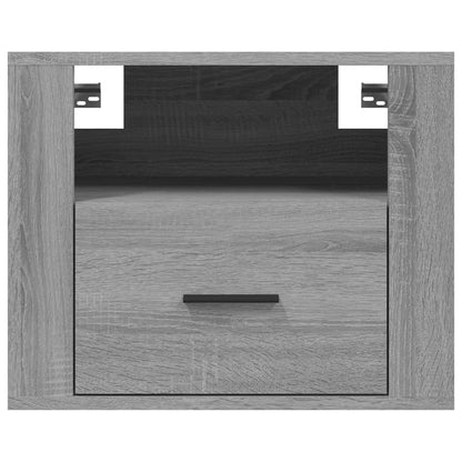 Comodini a Muro 2 pz Grigio Sonoma 50x36x40 cm - homemem39