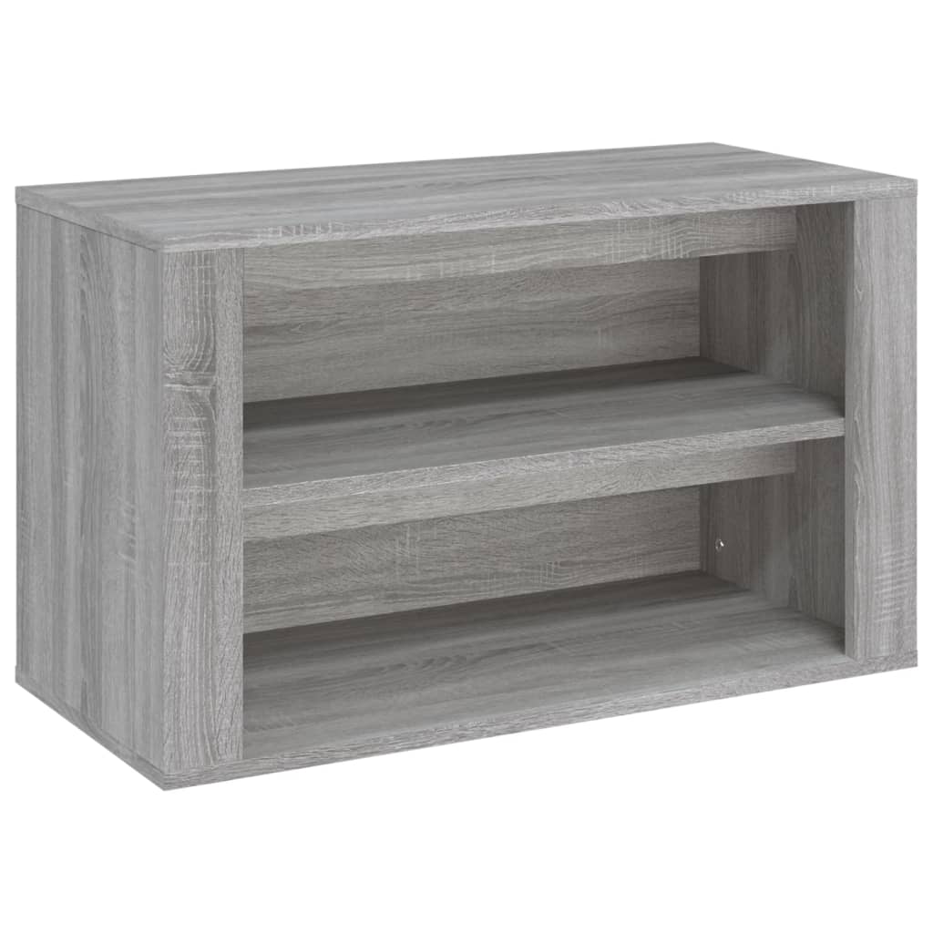 Scarpiera Grigio Sonoma 75x35x45 cm in Legno Multistrato - homemem39