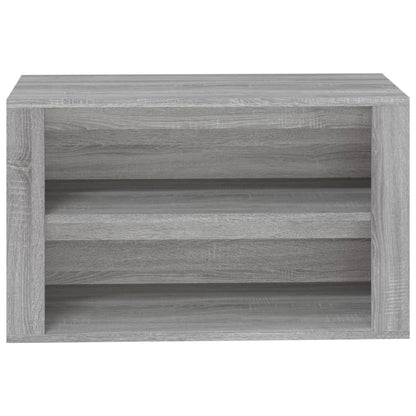 Scarpiera Grigio Sonoma 75x35x45 cm in Legno Multistrato - homemem39