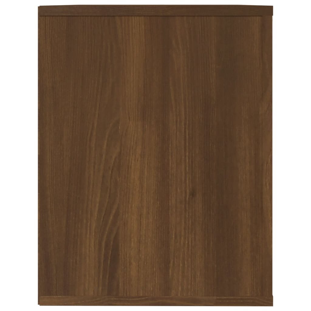 Scarpiera Rovere Marrone 75x35x45 cm in Legno Multistrato - homemem39