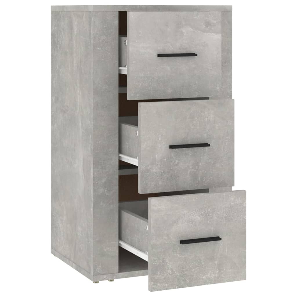 Credenza Grigio Cemento 40x33x70 cm in Legno Multistrato - homemem39