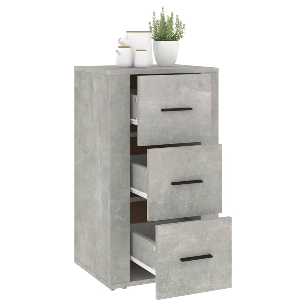 Credenza Grigio Cemento 40x33x70 cm in Legno Multistrato - homemem39