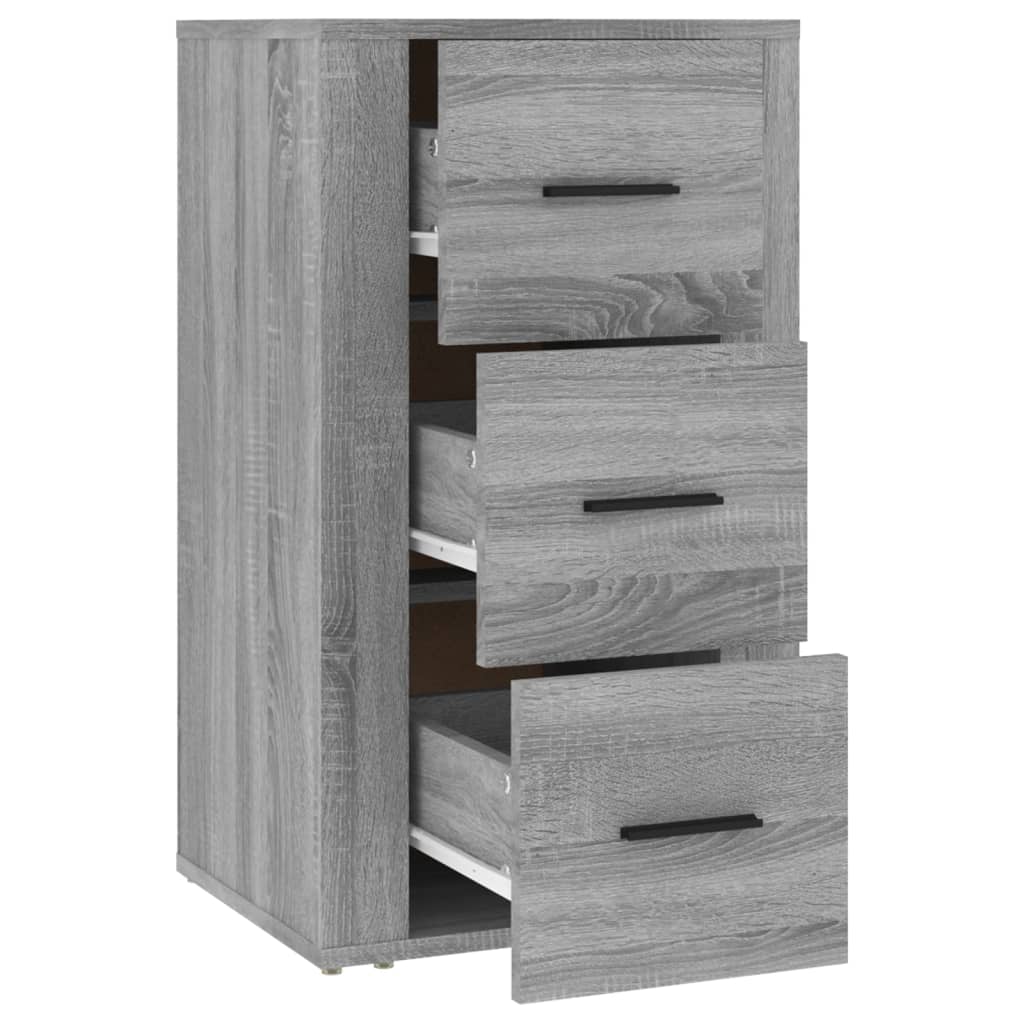 Credenza Grigio Sonoma 40x33x70 cm in Legno Multistrato - homemem39