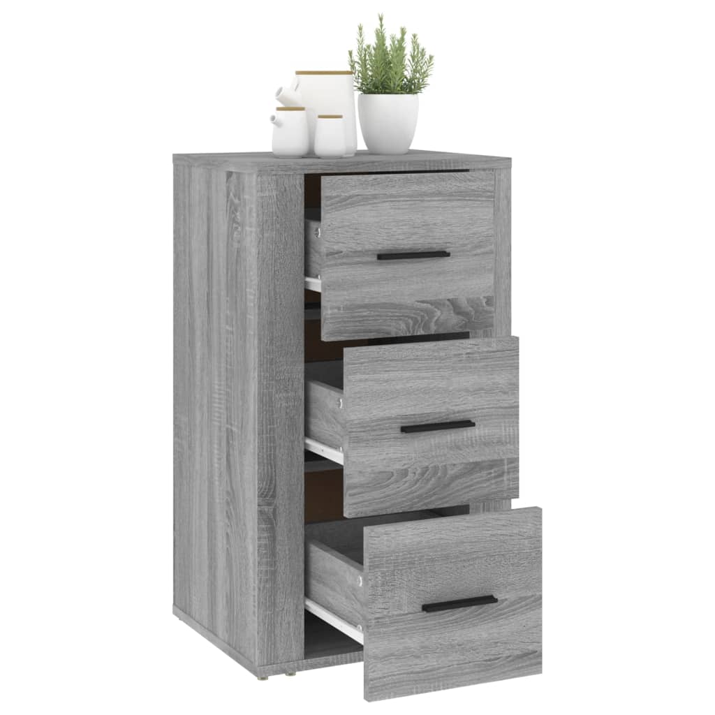 Credenza Grigio Sonoma 40x33x70 cm in Legno Multistrato - homemem39