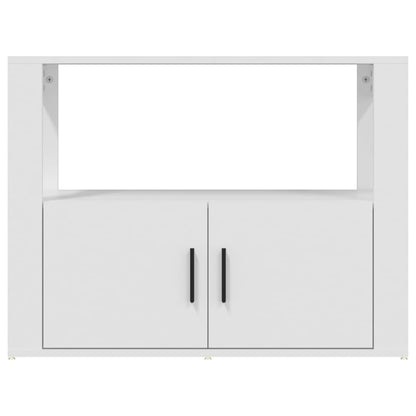 Credenza Bianca 80x30x60 cm in Legno Multistrato - homemem39