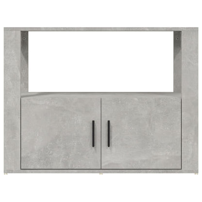 Credenza Grigio Cemento 80x30x60 cm in Legno Multistrato - homemem39