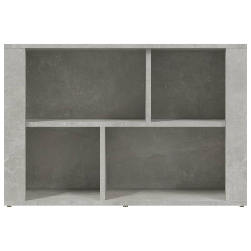 Credenza Grigio Cemento 80x30x54 cm in Legno Multistrato - homemem39