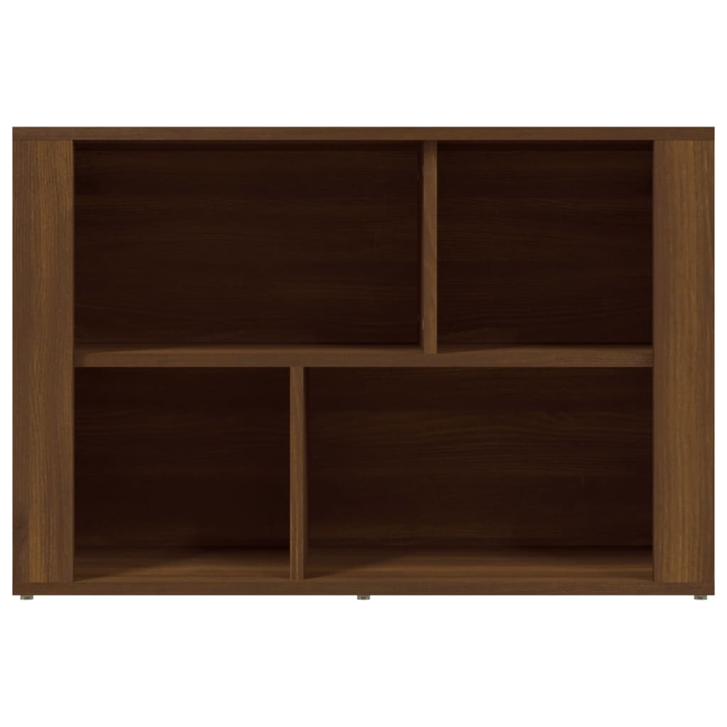 Credenza Rovere Marrone 80x30x54 cm in Legno Multistrato - homemem39