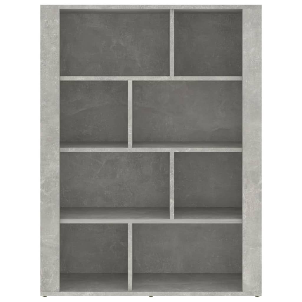 Credenza Grigio Cemento 80x30x106 cm in Legno Multistrato - homemem39