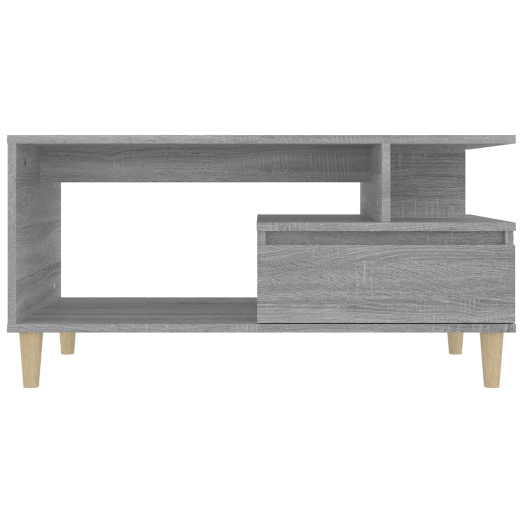 Tavolino da Salotto Grigio Sonoma 90x49x45 cm Legno Multistrato - homemem39