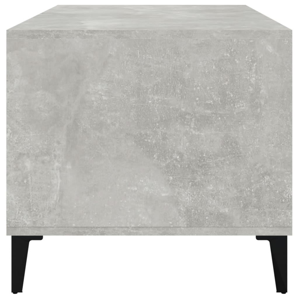 Tavolino Salotto Grigio Cemento 90x49x45 cm Legno Multistrato - homemem39