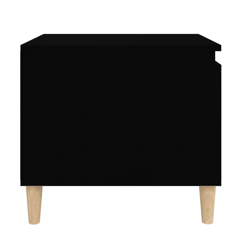 Tavolino da Salotto Nero 100x50x45 cm in Legno Multistrato - homemem39