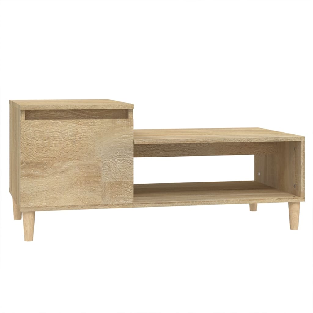 Tavolino da Salotto Rovere Sonoma 100x50x45cm Legno Multistrato - homemem39