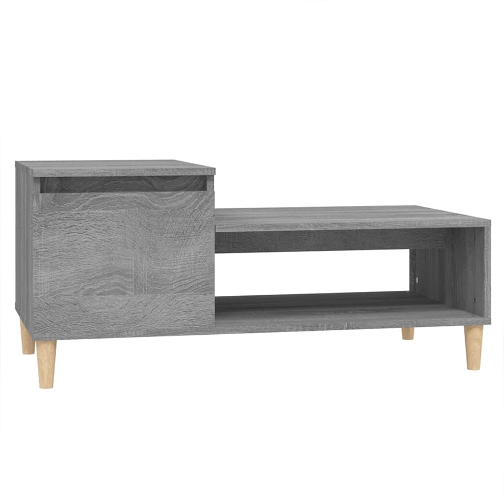 Tavolino da Salotto grigio sonoma 100x50x45cm Legno Multistrato - homemem39