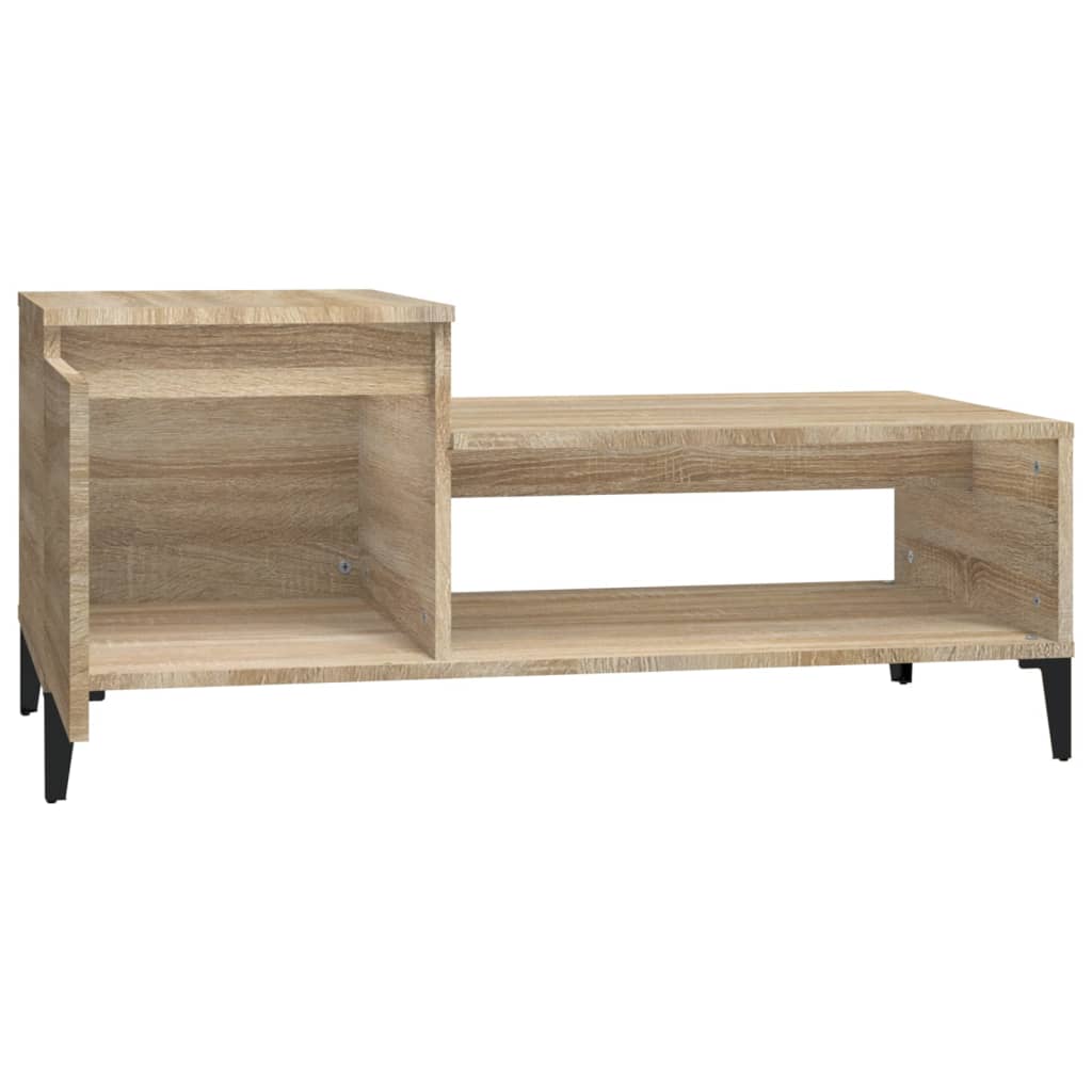 Tavolino da Salotto Rovere Sonoma 100x50x45cm Legno Multistrato - homemem39