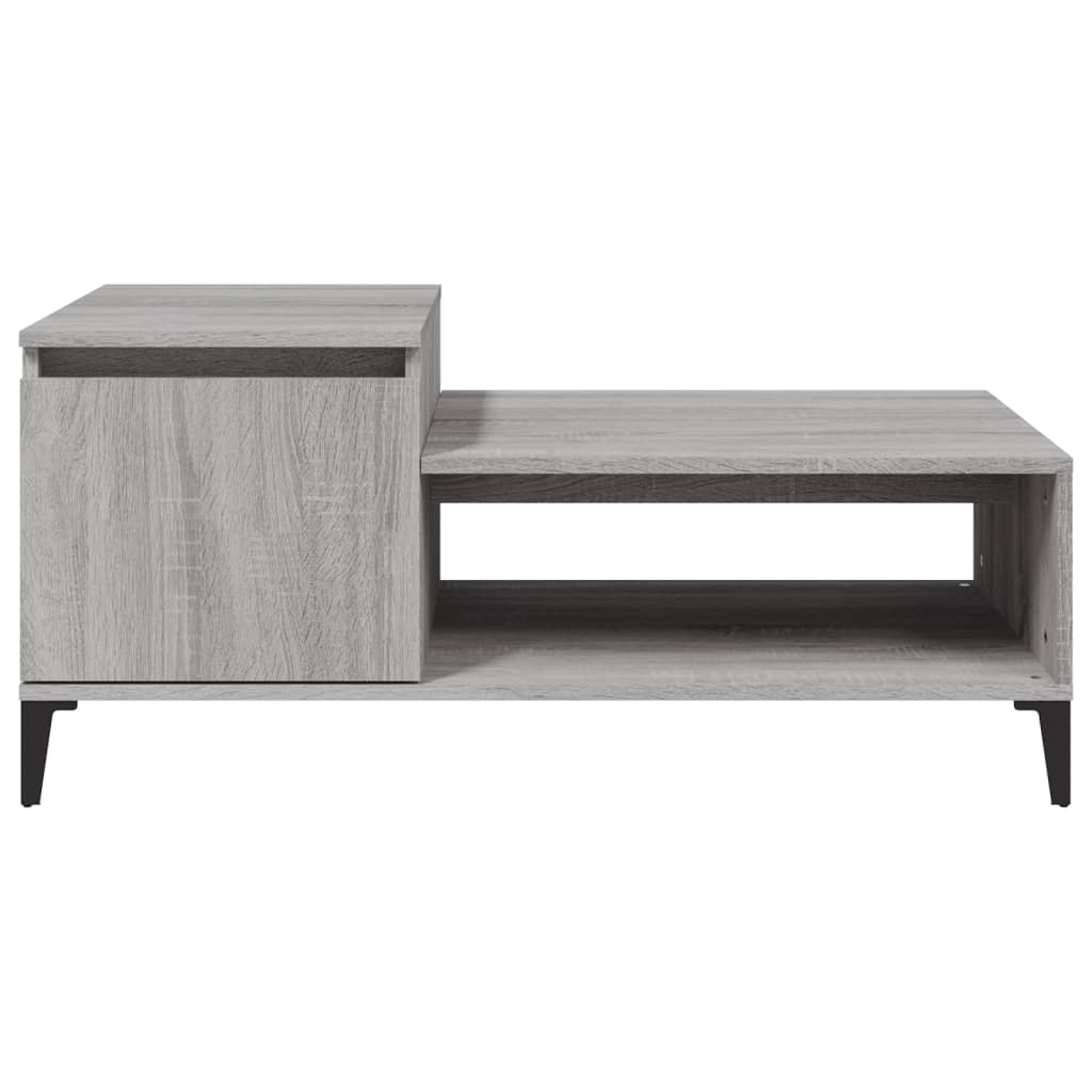 Tavolino da Salotto grigio sonoma 100x50x45cm Legno Multistrato - homemem39