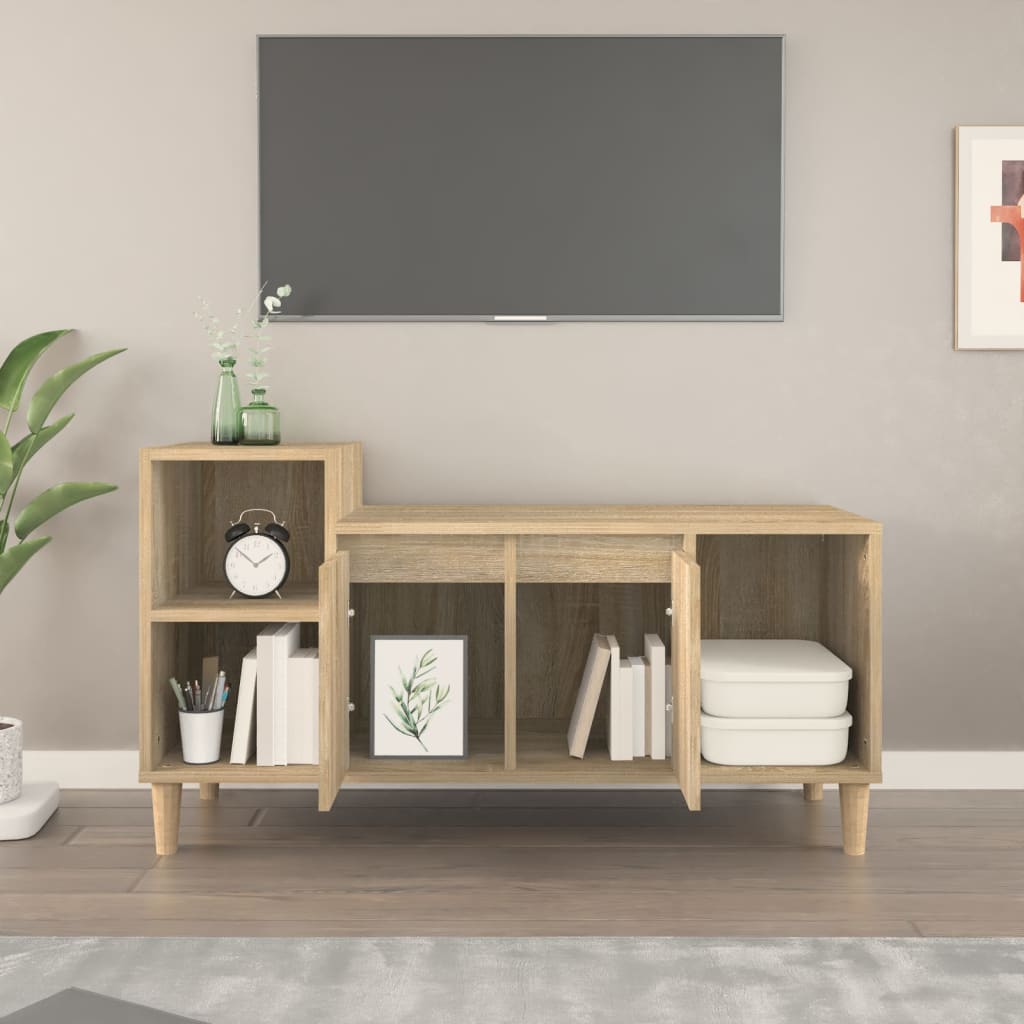 Mobile per TV Rovere Sonoma 100x35x55 cm Legno Multistrato - homemem39