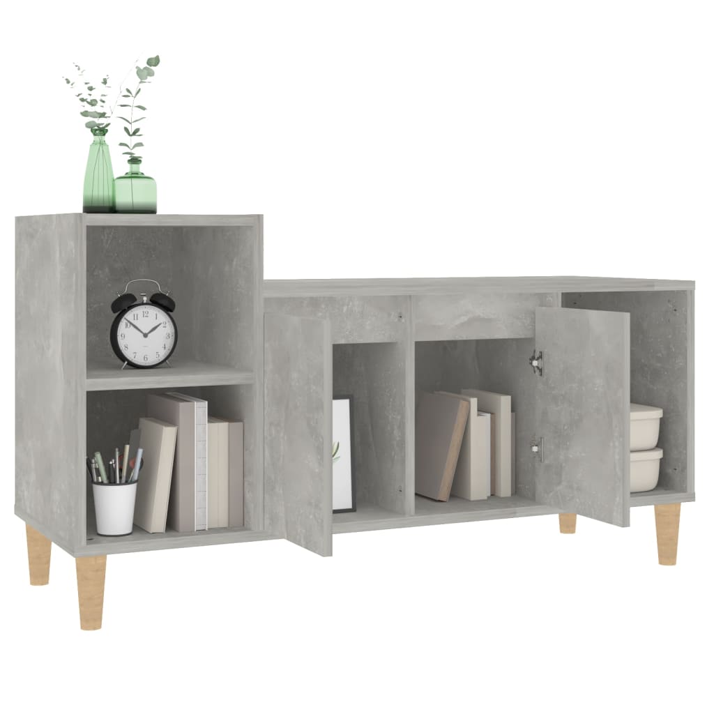 Mobile per TV Grigio Cemento 100x35x55 cm Legno Multistrato - homemem39